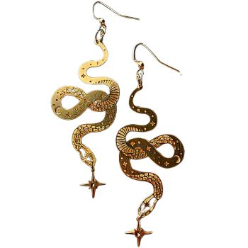Boucle D’Oreille Serpent Bohème Élégante
