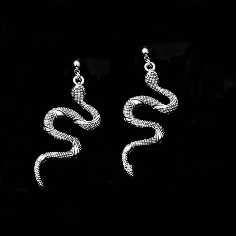 Boucle d’Oreille Forme Serpent Sophistiqué