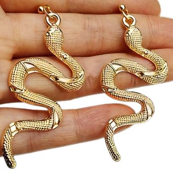 Boucle d’Oreille Forme Serpent Sophistiqué