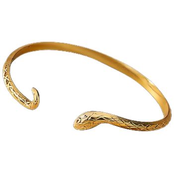 Bracelet Serpent Doré Minimaliste