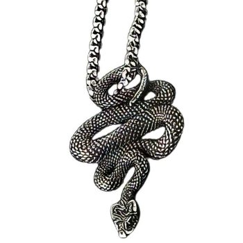 Collier Serpent Gothique Imposant